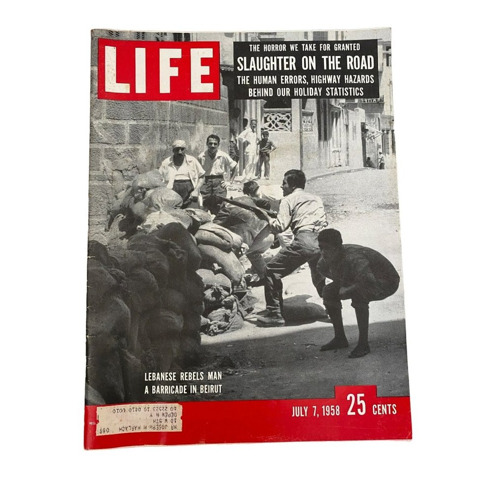 July 7, 1958 Life Magazine The Horror We Take For Granted Slaughter on the Road